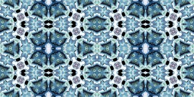Kusursuz kaleydoskop deseni. Örgü deseninin dokusu. Sonsuz desen