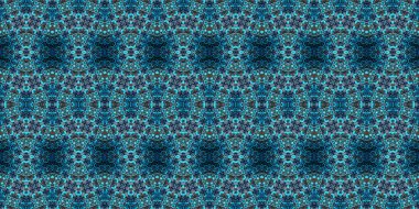 Seamless kaleidoscope pattern. The texture of the woven pattern. Endless pattern