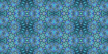 Kusursuz kaleydoskop deseni. Örgü deseninin dokusu. Sonsuz desen