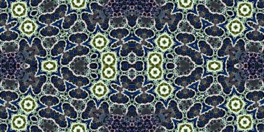 Kusursuz kaleydoskop deseni. Örgü deseninin dokusu. Sonsuz desen