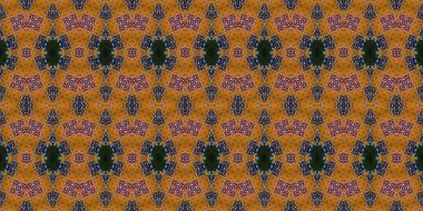 Kusursuz kaleydoskop deseni. Örgü deseninin dokusu. Sonsuz desen