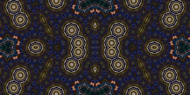 Kusursuz kaleydoskop deseni. Örgü deseninin dokusu. Sonsuz desen