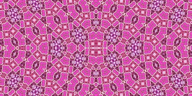 Kusursuz kaleydoskop deseni. Örgü deseninin dokusu. Sonsuz desen