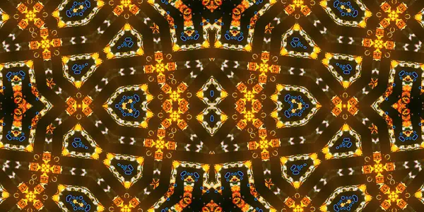 Kusursuz kaleydoskop deseni. Örgü deseninin dokusu. Sonsuz desen