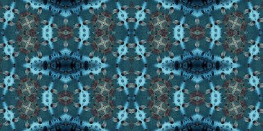 Kusursuz kaleydoskop deseni. Örgü deseninin dokusu. Sonsuz desen