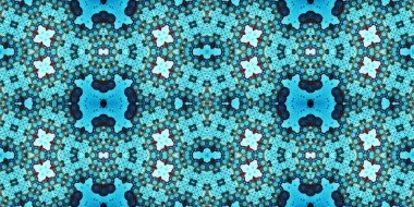 Kusursuz kaleydoskop deseni. Örgü deseninin dokusu. Sonsuz desen