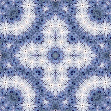 Seamless square pattern. Symmetric pattern texture clipart