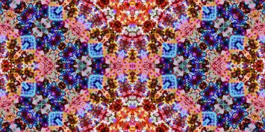 Kusursuz desen. Karışık desenlerin dokusu. Arkaplan yaratıcı soyut