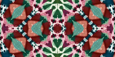 Kusursuz kaleydoskop deseni. Örgü deseninin dokusu. Sonsuz desen