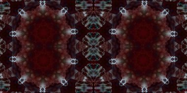 Kusursuz kaleydoskop deseni. Örgü deseninin dokusu. Sonsuz desen