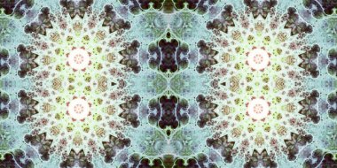 Kusursuz kaleydoskop deseni. Örgü deseninin dokusu. Sonsuz desen