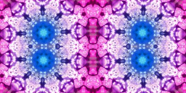 Kusursuz kaleydoskop deseni. Örgü deseninin dokusu. Sonsuz desen
