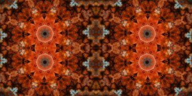 Kusursuz kaleydoskop deseni. Örgü deseninin dokusu. Sonsuz desen