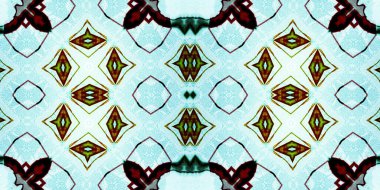 Kusursuz kaleydoskop deseni. Örgü deseninin dokusu. Sonsuz desen