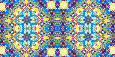 Kusursuz kaleydoskop deseni. Örgü deseninin dokusu. Sonsuz desen