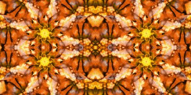 Kusursuz kaleydoskop deseni. Örgü deseninin dokusu. Sonsuz desen