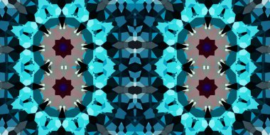 Kusursuz kaleydoskop deseni. Örgü deseninin dokusu. Sonsuz desen