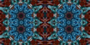 Kusursuz kaleydoskop deseni. Örgü deseninin dokusu. Sonsuz desen