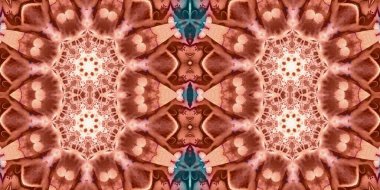 Kusursuz kaleydoskop deseni. Örgü deseninin dokusu. Sonsuz desen