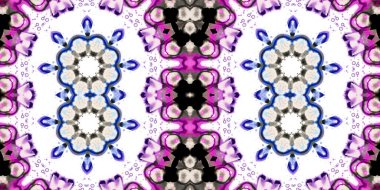 Kusursuz kaleydoskop deseni. Örgü deseninin dokusu. Sonsuz desen