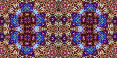 Kusursuz kaleydoskop deseni. Örgü deseninin dokusu. Sonsuz desen