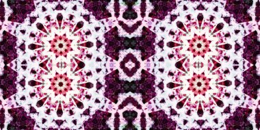 Kusursuz kaleydoskop deseni. Örgü deseninin dokusu. Sonsuz desen