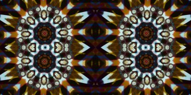 Kusursuz kaleydoskop deseni. Örgü deseninin dokusu. Sonsuz desen