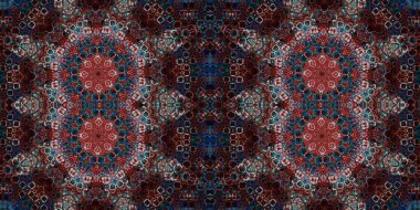 Kusursuz kaleydoskop deseni. Örgü deseninin dokusu. Sonsuz desen