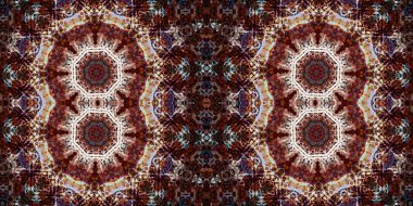 Kusursuz kaleydoskop deseni. Örgü deseninin dokusu. Sonsuz desen