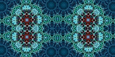 Kusursuz kaleydoskop deseni. Örgü deseninin dokusu. Sonsuz desen