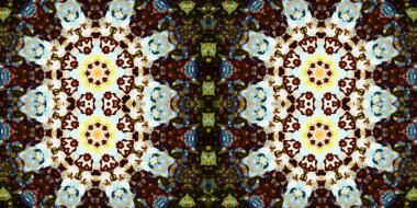 Kusursuz kaleydoskop deseni. Örgü deseninin dokusu. Sonsuz desen