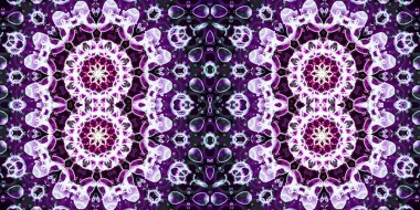 Kusursuz kaleydoskop deseni. Örgü deseninin dokusu. Sonsuz desen