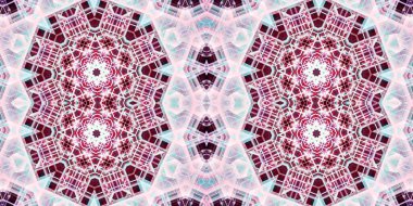 Kusursuz kaleydoskop deseni. Örgü deseninin dokusu. Sonsuz desen