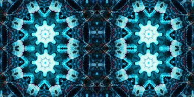 Kusursuz kaleydoskop deseni. Örgü deseninin dokusu. Sonsuz desen