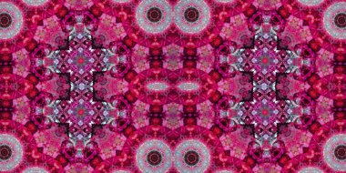 Kusursuz kaleydoskop deseni. Örgü deseninin dokusu. Sonsuz desen