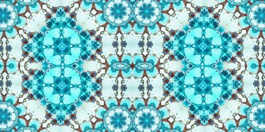 Kusursuz kaleydoskop deseni. Örgü deseninin dokusu. Sonsuz desen