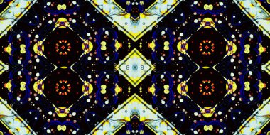 Kusursuz kaleydoskop deseni. Örgü deseninin dokusu. Sonsuz desen