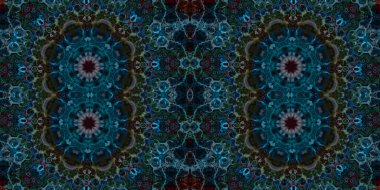 Kusursuz kaleydoskop deseni. Örgü deseninin dokusu. Sonsuz desen