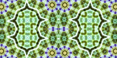 Kusursuz kaleydoskop deseni. Örgü deseninin dokusu. Sonsuz desen