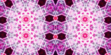 Kusursuz kaleydoskop deseni. Örgü deseninin dokusu. Sonsuz desen