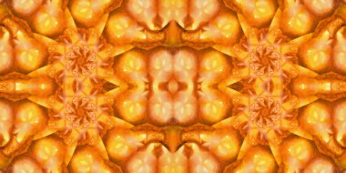 Kusursuz kaleydoskop deseni. Örgü deseninin dokusu. Sonsuz desen