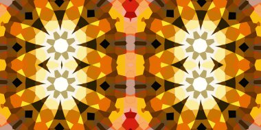 Kusursuz kaleydoskop deseni. Örgü deseninin dokusu. Sonsuz desen