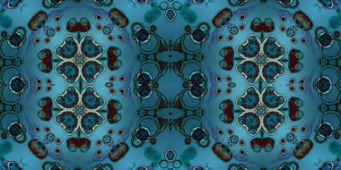 Kusursuz kaleydoskop deseni. Örgü deseninin dokusu. Sonsuz desen