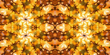 Kusursuz kaleydoskop deseni. Örgü deseninin dokusu. Sonsuz desen