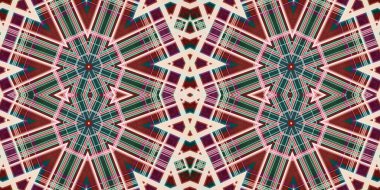 Kusursuz kaleydoskop deseni. Örgü deseninin dokusu. Sonsuz desen