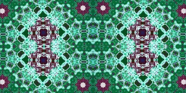 Kusursuz kaleydoskop deseni. Örgü deseninin dokusu. Sonsuz desen