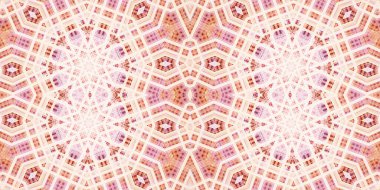 Kusursuz kaleydoskop deseni. Örgü deseninin dokusu. Sonsuz desen