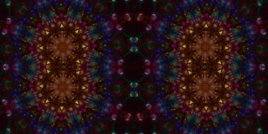 Kusursuz kaleydoskop deseni. Örgü deseninin dokusu. Sonsuz desen