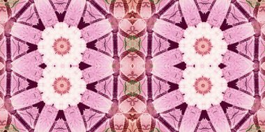 Kusursuz kaleydoskop deseni. Örgü deseninin dokusu. Sonsuz desen
