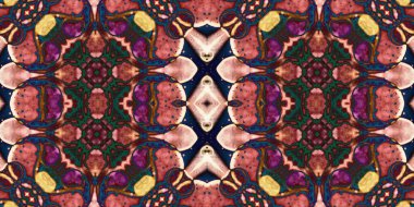 Kusursuz kaleydoskop deseni. Örgü deseninin dokusu. Sonsuz desen